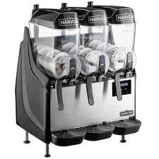 Narvon Summit Triple 3.2 Gallon Granita / Slushy / Frozen Beverage Machine - 115