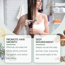 Rosemary Hair Oil for Dry Frizzy Hair Repair and Nourishing Scalp Treatment