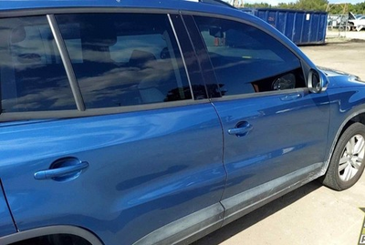 #ad #ad 2009 2018 Volkswagen VW Tiguan Right Rear Door Shell OEM Pacific Blue Metallic $195.00