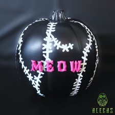 Batman Returns Catwoman "MEOW" Pumpkin Decor