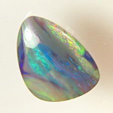 10.8c DARK OPAL LIGHTNING RIDGE GEMSTONE POLI...