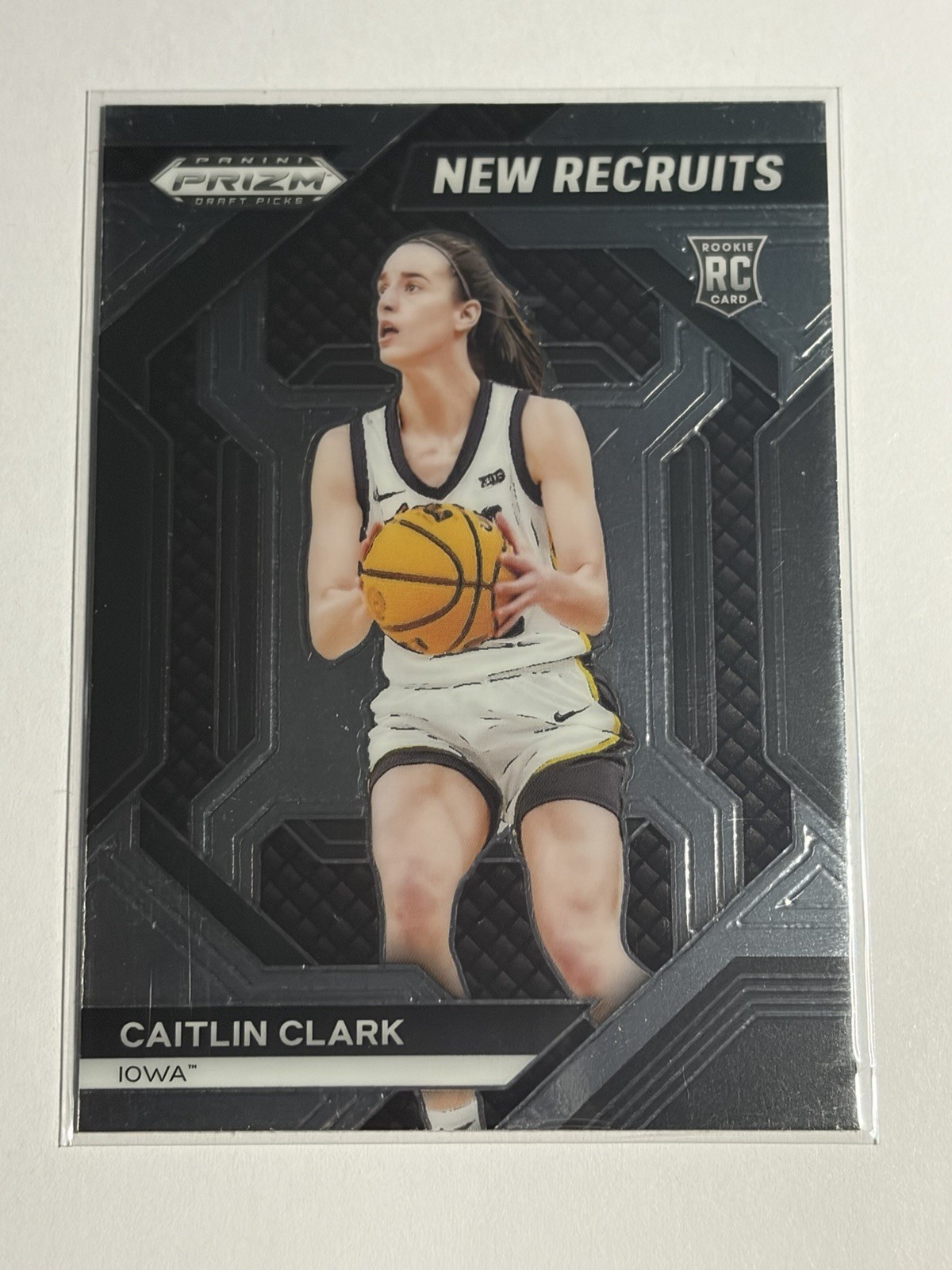 2024-25 Panini Prizm Draft Picks - New Recruits Caitlin Clark #14 (RC)