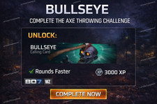 BULLSEYE ZOMBIES BIGLIETTO DA VISITA CARRY COD BO7 Black Ops 7 ZOMBIES FAST