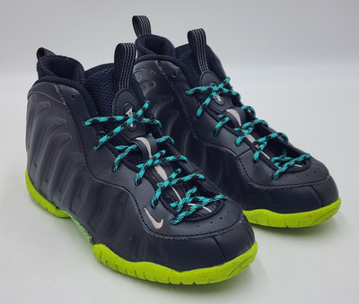 Nike Little Posite One Emerging Powers Sz 13C Black Volt Unisex Kids DZ2853-001