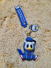 Disney Donald Duck W/ 2D Charm Costume Series Keychain W/ Wristlet