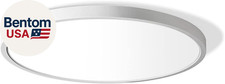 12 Inch LED Flush Mount Ceiling Light Fixture, 5000K Daylight White, 3200LM, 24W