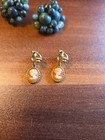 Vintage Lot Of 10 Clip On Earrings Variety  Of Styles/ Colors  All In Good Cond — photo 5