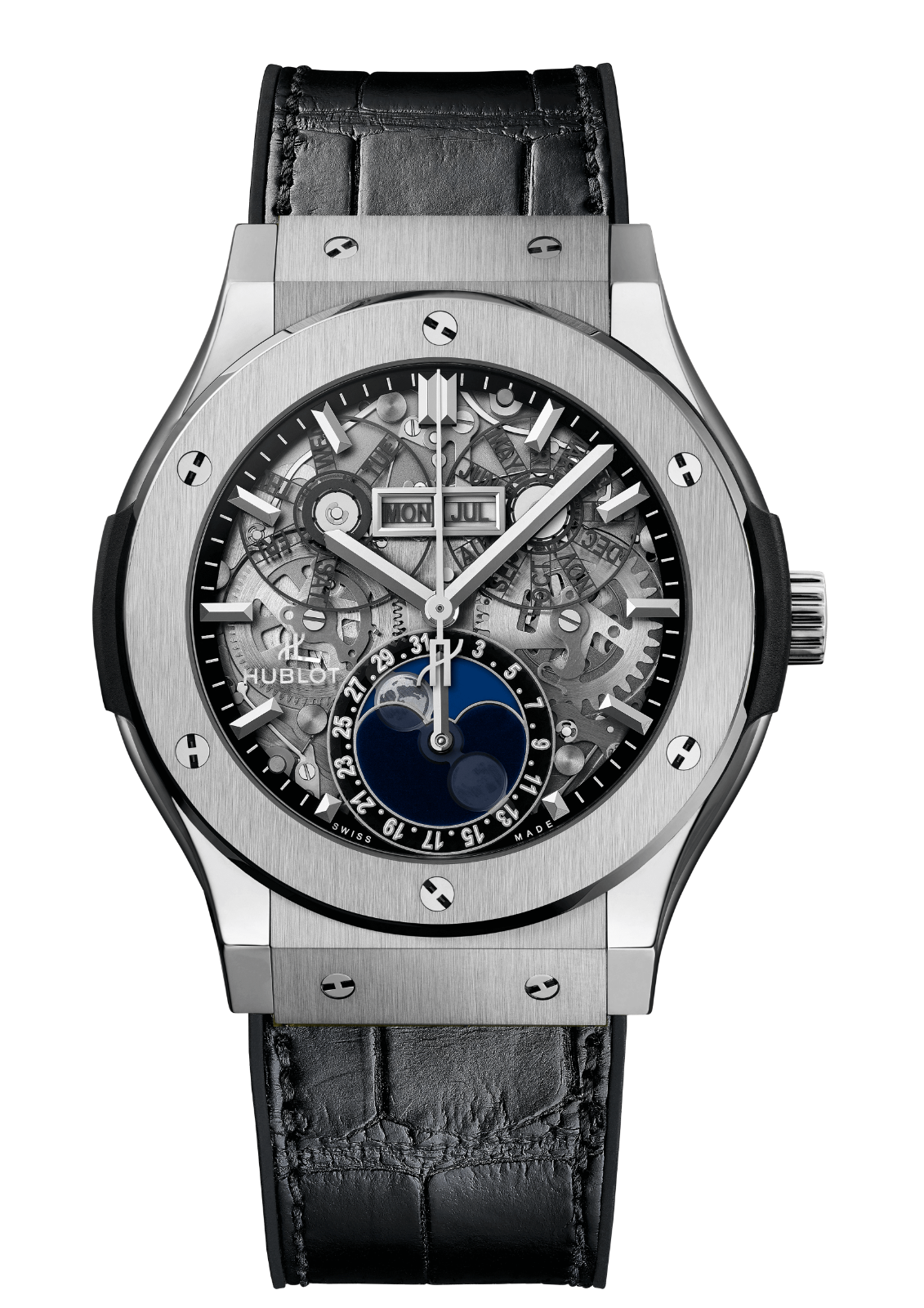Hublot Classic Fusion Aerofusion Moonphase Titanium 45mm Watch