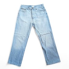 Vintage Y2K Calvin Klein Distressed Jeans Light Wash 32 x 30 Bleached VTG 90s