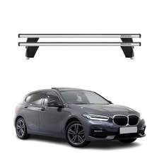 Menabo Dachtr�ger Grundt�ger f�r BMW 1er F40 2019-2024 75kg Alu Silber 2 tlg