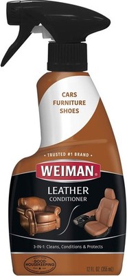 Weiman Leather Cleaner and Conditioner for Furniture - 12 Fl Oz (Pack of 1) 