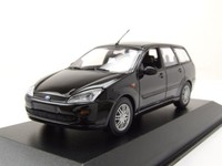 Ford Focus Turnier Kombi 1998 Schwarz Modellauto 1:43 Maxichamps