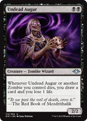 Undead Augur x1 Magic the Gathering 1x Modern Horizons mtg card