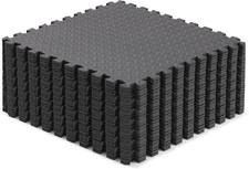EVA Interlocking Foam Exercise Mat for Home Gym - 24-120 SQFT Puzzle Tiles