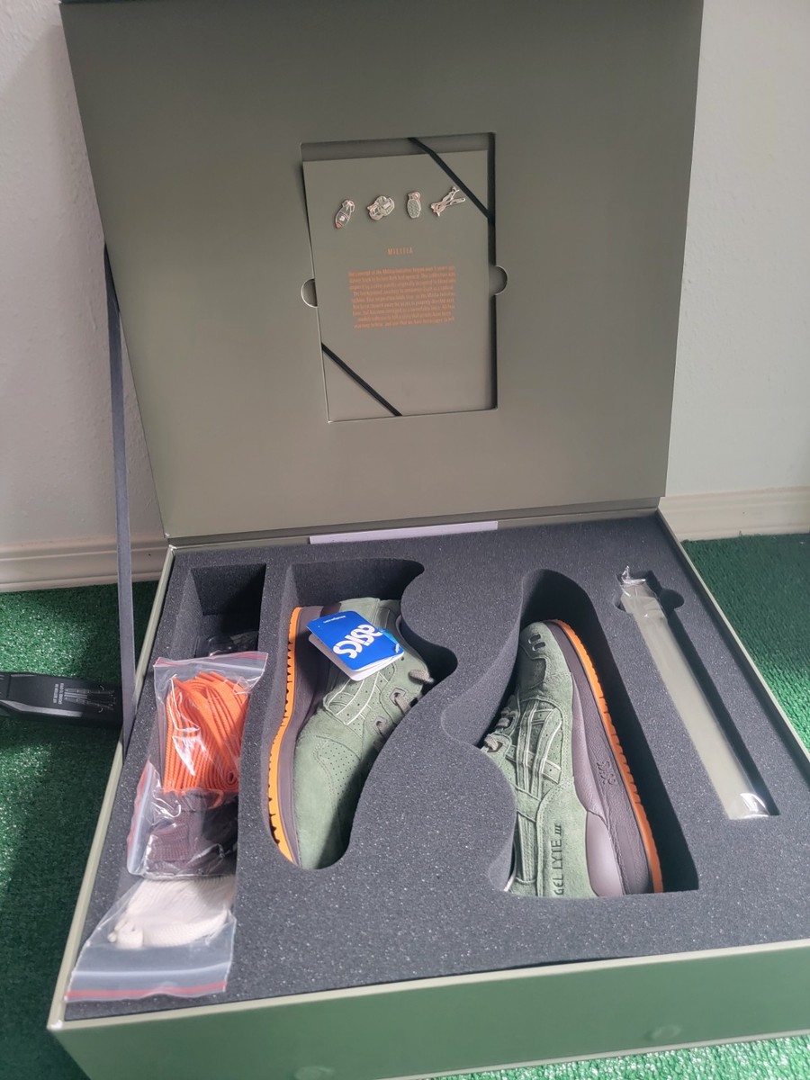 Asics Gel Lyte III 3 Kith Ronnie Fieg MIJ Militia Mossad Special 