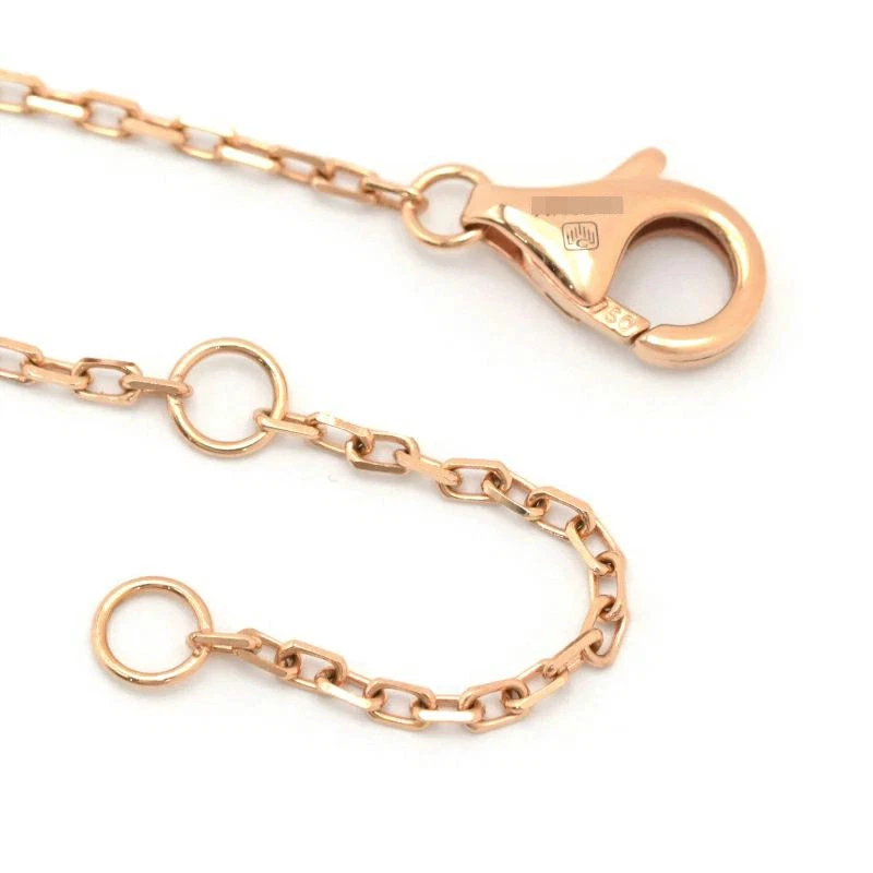 Cartier Baby Trinity Necklace K18YG WG PG Pink Sapphire 38/41in Used - Image 4 of 4