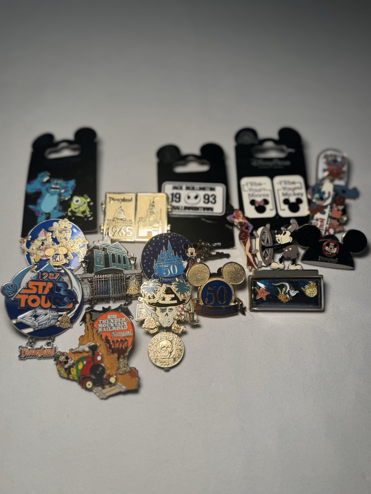 Disney Pin Lot - 50th Anniversary Attractions Etc. (2003-2005)