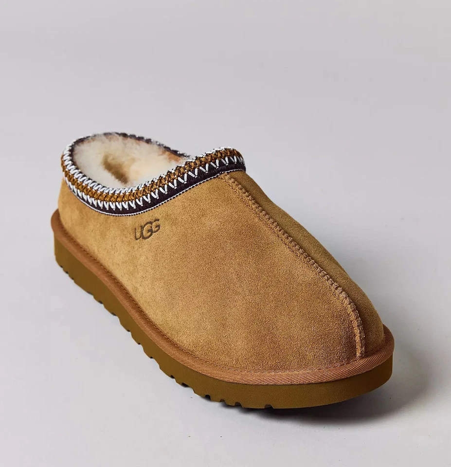 Nuevo en Caja Para Hombre 100% Genuino UGG Tasman Informal Zapatillas Zapatos Castaño Foto 3 de 4