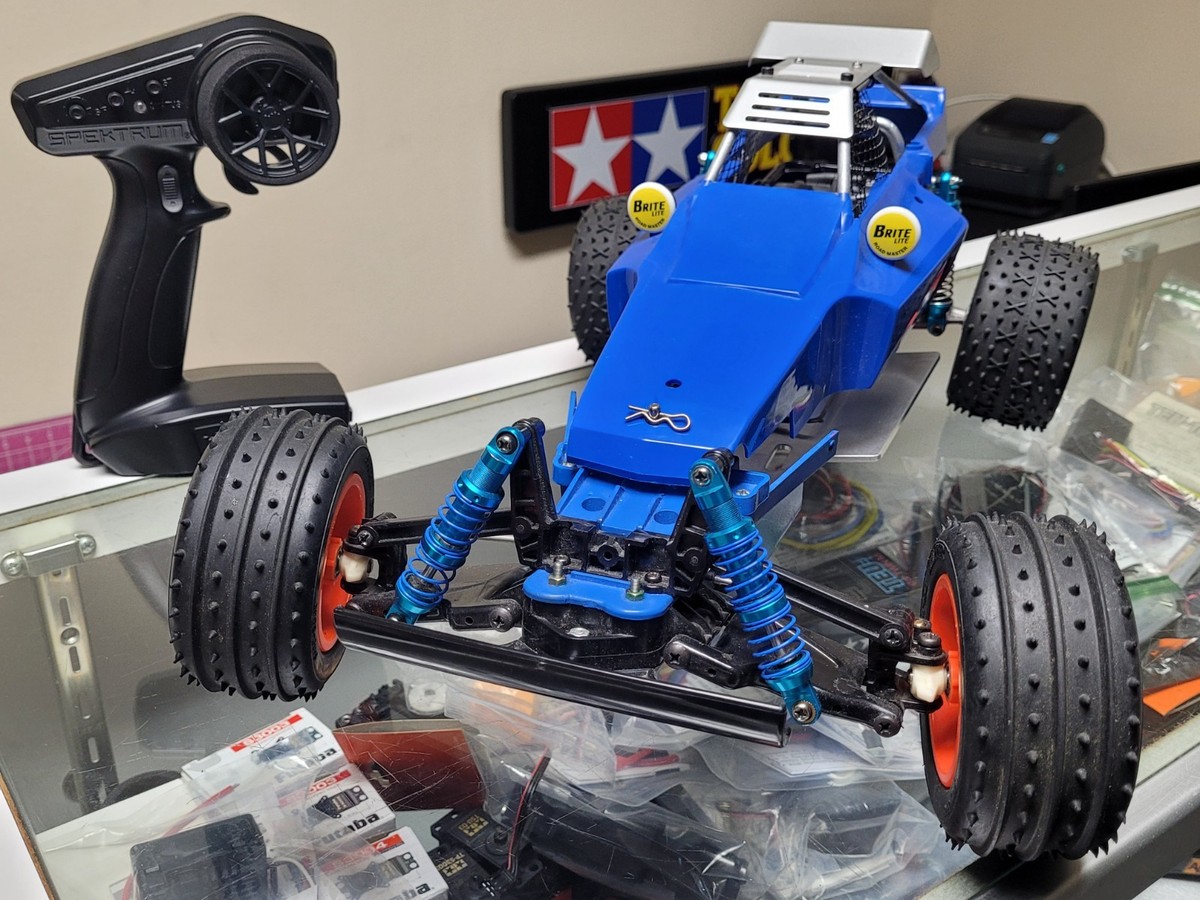 Custom Tamiya 1/10 Sand Scorcher Fighting Buggy Blitzer + Aluminum