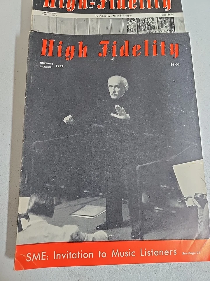  High Fidelity Music Magazine  1952 Lot Of 4 - Image 2 of 4