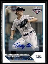 2023 PRO DEBUT #2 AUTO TROY MELTON FLYING TIGERS
