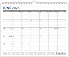 Wall Calendar 2026-2027 Hanging Calendar from June 2026 to December 2027 Set