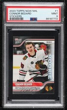 2023-24 Topps Now NHL Stickers /29357 Connor Bedard #1 PSA 9 MINT Rookie RC