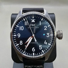 IWC Big Pilot's Watch Blue Men's Watch, Blue strap and box and papers - IW329303