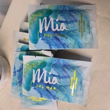 NEW Mia Del Mar Jellycioso Hyaluronic Seaweed Eye Masks 10 Pair $80 MSRP