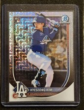 *HYESEONG KIM* 2025 Bowman Chrome Mega Rookie Mojo Refractor #2 LA Dodgers Mega 