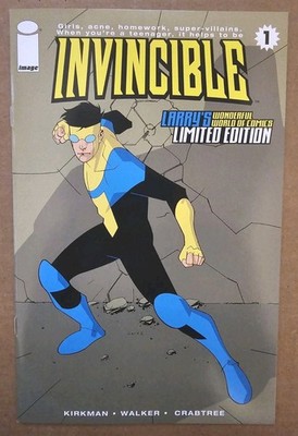 Image Invincible #1 Larry's Wonderful World of Comics Limited Edition Kirkman 2