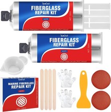 Marine Fiberglass Repair Kit 100ml Gel Coat for Boat, Fiberglass Repair Adhesive