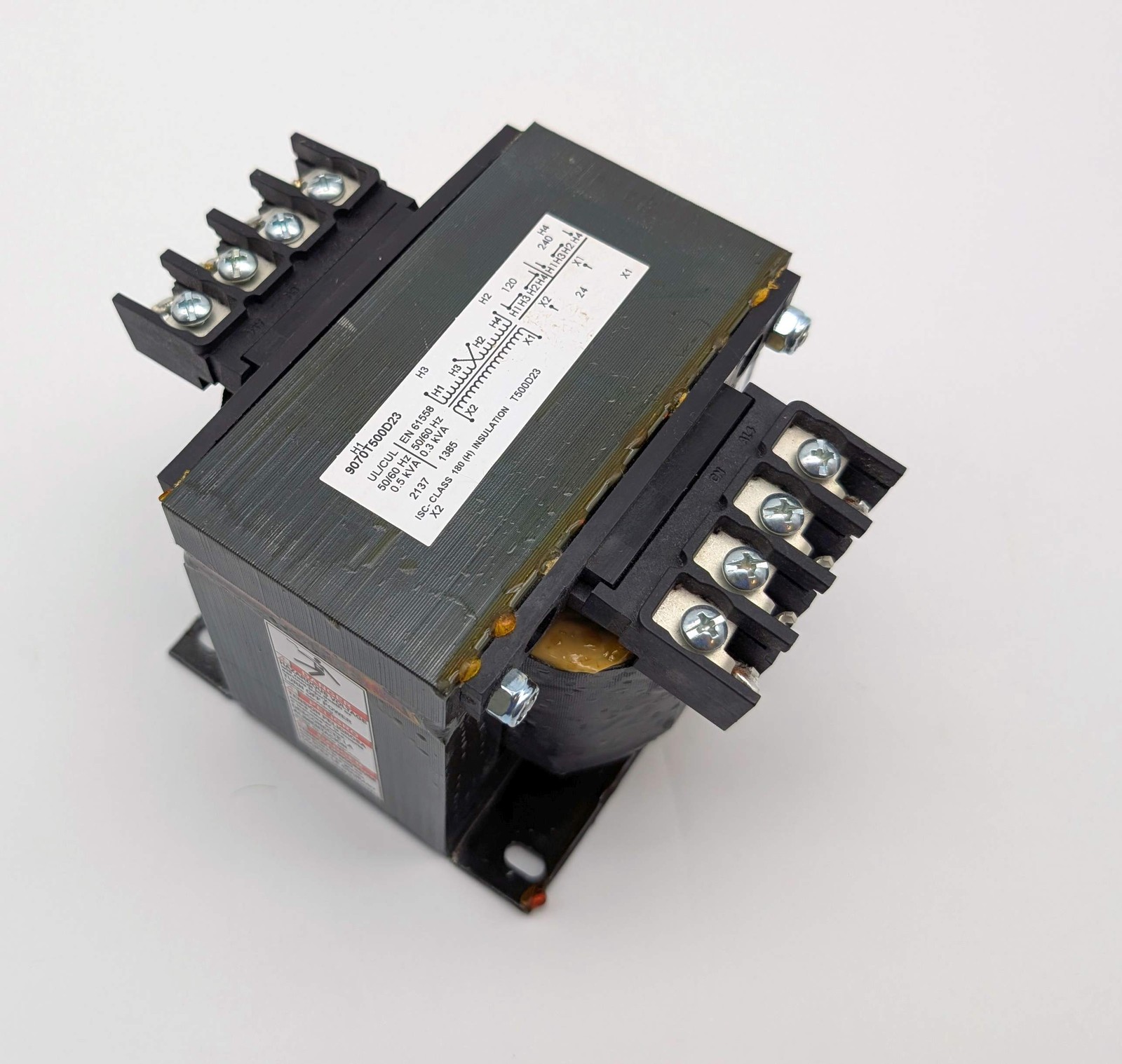 Square D 9070T500D23 500VA Control Transformer 120/240V - 24V Single Phase