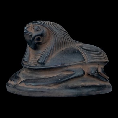 Authentic Ancient Egyptian Antiques Horus Sphinx Scarab Figure BC Artifact