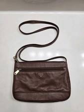 Brown Leather Fossil Crossbody Bag
