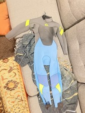 Quiksilver Syncro Kids 4/3 BZ GBS Youth Wetsuit Size 6 EQKW103005