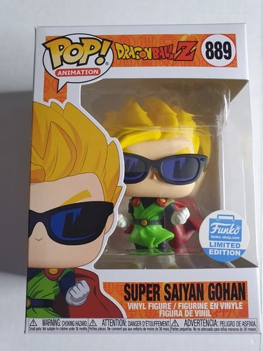 Funko Pop! Dragon Ball Z Super Saiyan Gohan #889 Limited Edition + Protector