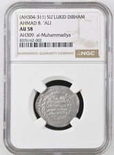 AH304-311 SU LUKID A HMAD B.  ALI DIRHAM NGC AU 58 Top Pop AH 309. M uhammadiya