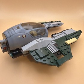 LEGO Star Wars 9494 Obi-Wan's Jedi Interceptor - DARK GREEN Partial Incomplete