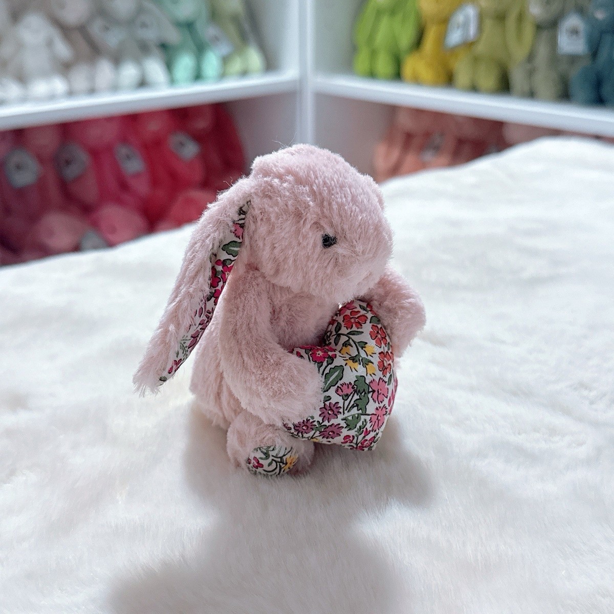 Jellycat Flower Bunny TINY 13cm Japan Exclusive Plush Doll Rare