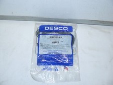 Desco 09680 Coil Cord w/ 4 MM Snap Socket, Black, 12' NEW