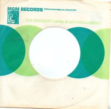 2 ORIGINAL MGM RECORDS COMPANY SLEEVE NO RECORDS
