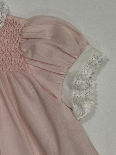 Polly Flinders Hand Smocked Embroidered Short Sleeve Dress Size 24 Months - Picture 4 of 6