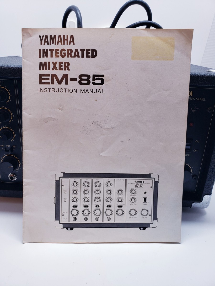 Vintage Yamaha Intergrated Mixer EM-85 Series | eBay
