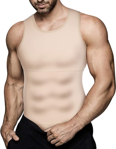Mens Compression Shirt Slimming Body 