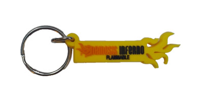 SELTENER THORPE PARK NEMESIS INFERNO ACHTERBAHN THEMENPARK SOUVENIR SCHLÜSSELRING