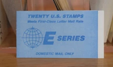 # 2282-A Twenty US Stamps Booklet E SERIES - first class letter rate domestic