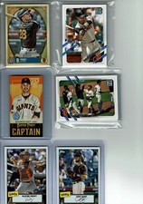 2021 Topps Baseball Series 1 & 2 San Francisco Giants Team Set (22) Base Cards +