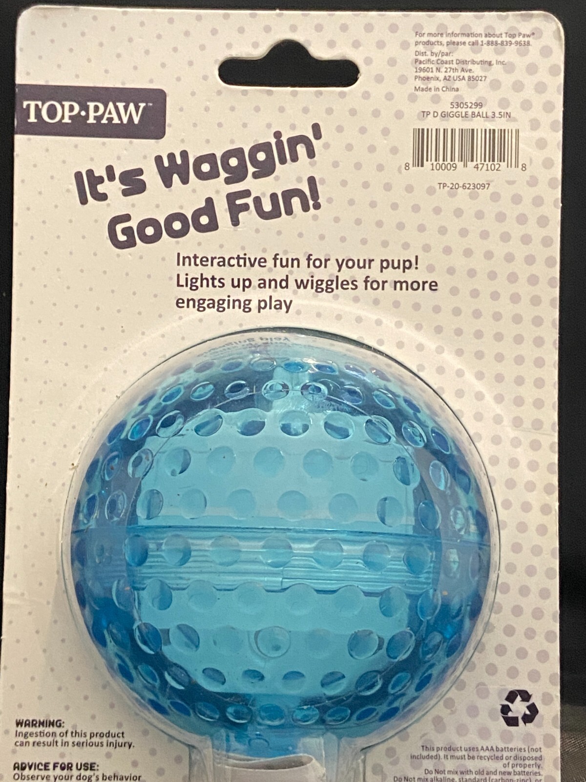 top paw active ball