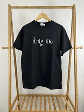 VTG 90s Drug Me Old Glory Alternative Lifestyle Smoke Shop Black T-Shirt L EUC